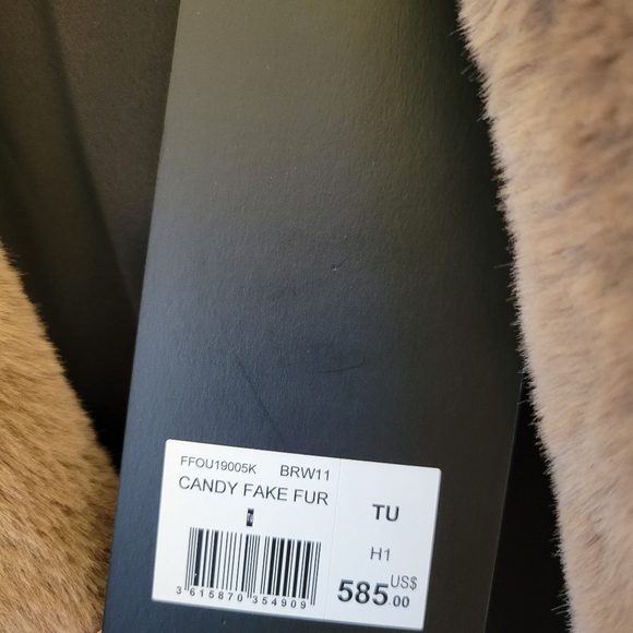 NWT The Kooples Faux Fur - Picture 3 of 4